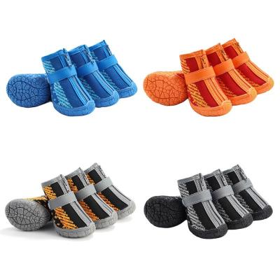 China Sustainable Dog Shoes Rubber Boots Breathable Wear Resistant Anti Slip Pet Boots For Small Dogs for sale