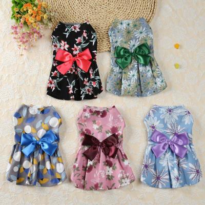 China Viable Summer Dog DressSkirt Princess Dog Wedding Dresses York Clothes Pet Dress for sale