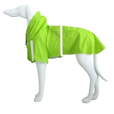 China High Quality Viable Quadruped Rain Jacket Waterproof Clothes Pets Big Dog Raincoat for sale