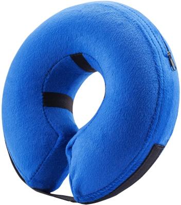 China Soft Padded Cat Neck Pillow Dog Protective Nursing Surgery Supplies Inflatable Dogs Collars for sale