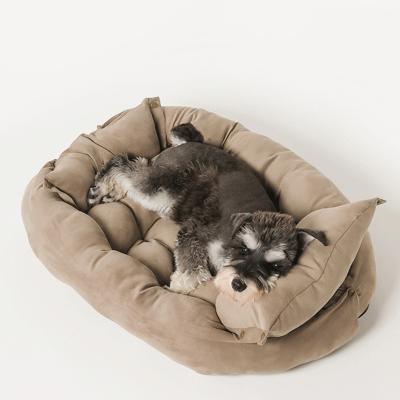 China High Quality Breathable French Bulldog Mat Cat Pad Cushion Luxury Pet Foldable Dog Bed for sale