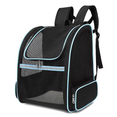 China High Quality Outdoor Foldable Breathable Carrier Cat Travel Bag Mesh Carrier Small Dog Puppy Backpack Breathable Carrier for sale