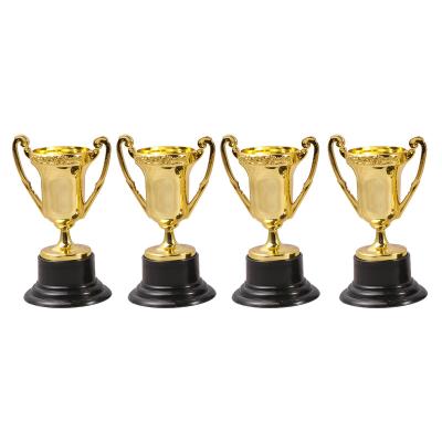 China Global High Quality Cheap Kids Trophy Reward Mini Gold Prizes Cup For Plastic Children Toys for sale