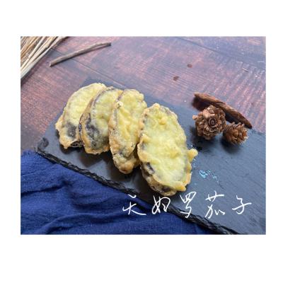 China Delicious Hot Selling Frozen Breaded Tempura Cooked Japanese Food Vegetable Eggplant for sale