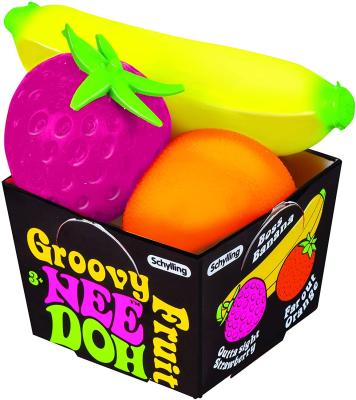 China Needoh ball stress fruit ball Needoh products version stress amazon hot sell groovy needoh fruit anti ball groovy stress for gift for sale