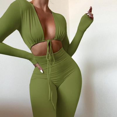 China 2022 new arrivals QUICK DRY women's jumpsuit short bodysuit romper clothes suits fashion sexy jumpsuit backless overalls for woman for sale