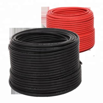 China Twin Core 6mm Solar PV Panel Cable 35MM Wears Resistance for sale