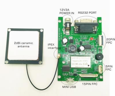 China 860 - 960mhz Reader Writer UHF RFID Antenna Development Kit Modules With Ceramic for sale