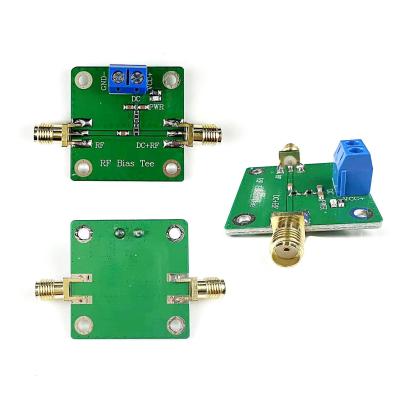 China RF Bias Tee Feed Wideband Microwave DC Blocker 10-6000MHz 6GHz for HAM Radio RTL SDR LNA Low Noise Amplifier for sale