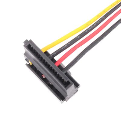 China SATA Custom Cable Assembly E320444 UL1007 Transição de C01-15CF41000A para C01-H-157F100A à venda