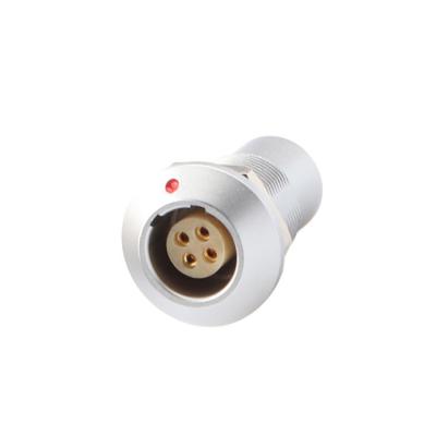 Chine Connecteur d'alimentation circulaire de la série B Z7 4P Femme Vacuum scellé Socket étanche Socket fixe Noix fixe IP68 à vendre