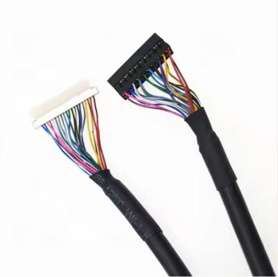 China 2*10 asamblea de cable del Pin Du Pont LVDS, Hirose que contiene el LED al cable del convertidor del LCD en venta