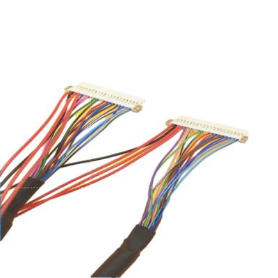 China Trenza estañada que protege el cable de la pantalla LCD, cable de encargo de la vivienda LVDS de Hirose en venta