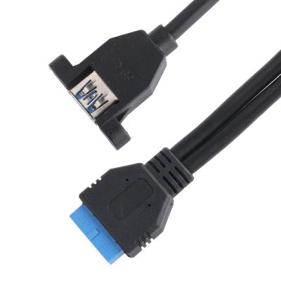 Cina USB 3.0 pannello frontale Motherboard 19/20 Pin Cable To USB Female Splitter Adapter Estensione connettore in vendita