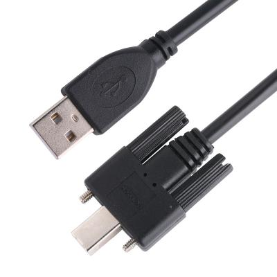 China trenza Negro UL conector de impresora cable USB 2.0 Tipo A a Tipo B bloqueo en venta