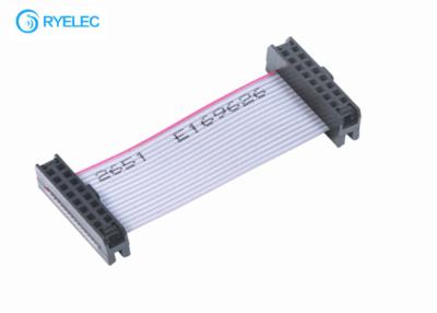 China 16 Pin Flat Ribbon Cable Assembly 2.0mm Pitch / Double Row IDC 2.0 Connector for sale