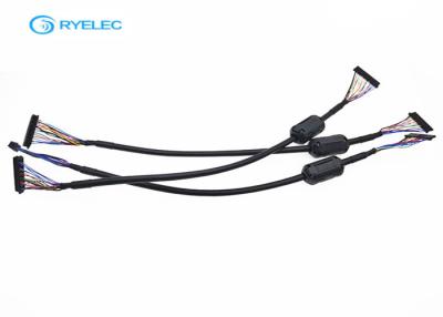 Chine 20 câble équipé fait sur commande du noir LVDS de Pin avec du ferrite DF13 - de TDK 40ohm connecteur DF14 à vendre