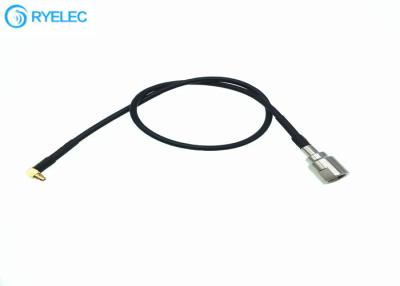 China 320mm RF Electrical Coaxial Aerial Cable , FME To MMCX Low Loss Cable Assembly for sale