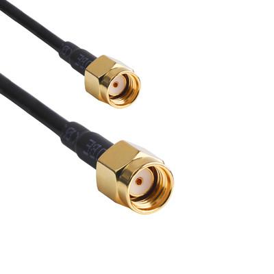 China Varón de Sma a la asamblea de cable coaxial del varón LMR100 de Sma con Heatshrink en venta