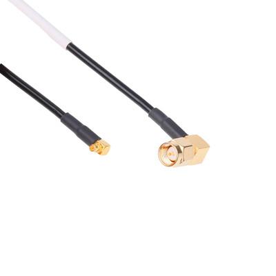 China Enchufe masculino del RA MMCX al MONTAJE de CABLE COAXIAL del RF del enchufe masculino del Ra SMA con HeatShrink en venta