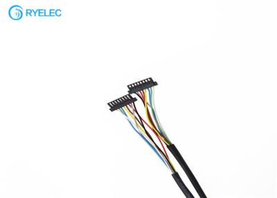 China AWG auto del conector UL10064 32 de la echada de la haz de cables 0.8m m de Hirose DF52-8P-0.8C en venta