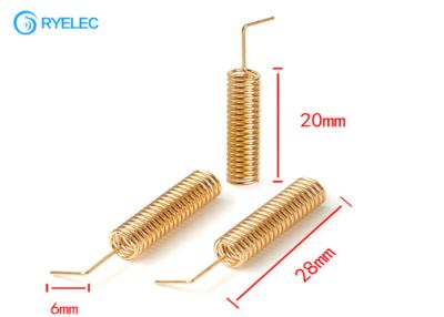 中国 3 Dbiのばね433のMHZのアンテナPinをはんだ付けする螺旋形の銅のInnerspringのコイルのOmniのアンテナ 販売のため