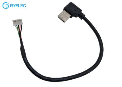 China Usb A com pH 5-Pin do conector de 5 Pin Jst ao Usb um ângulo direito masculino cabo da tomada de 90 graus à venda