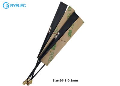 Cina 2 cellulari 60x8mm interni legano l'antenna flessibile UPL della colla della toppa di LTE 4G 900Mhz/connettore di IPEX in vendita