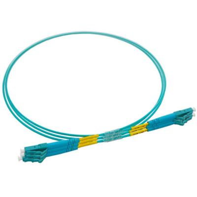 China Faser-Optikverbindungskabel-Pullover PVC-Kabel 10M Multimode OM3 LC LC zu verkaufen