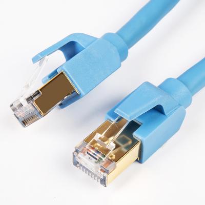 China 1000Mbps Kern-Ethernet Cat8 der Ebenen-8 verkabeln goldene Sleeved Jacke zu verkaufen