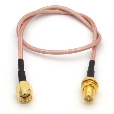 Chine Mâle de Sma au câble équipé d'antenne du câble rf RG316 de tresse de RP Sma à vendre