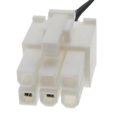 China Neigungs-Verbindungsstück Molex 5557-0600 6P 4.2mm mit flachem Flachkabel 2468 24AWG zu verkaufen