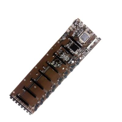 China 8PCI-E Tischplatten-DDR3 B75 BTC Bergbau Mainboard 8 Schlitze zu verkaufen