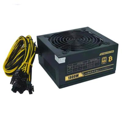 China 1800w Gold 80 Plus Atx Psu Power Supply Modularized Electromechanical for sale