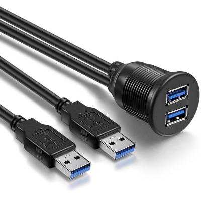 中国 2港の女性への補助の同じ高さの台紙Usb延長USB 3.0の男性 販売のため