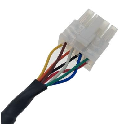 China Cable de los conectores 24AWG de Mini Fit 8pin de la haz de cables de PA66 MOLEX en venta