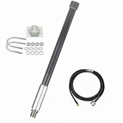 China High Gain Helium RFID Antenna 5dbi Fiberglass Lora Antenna 915mhz for sale