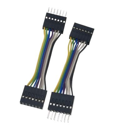 China Du Pont Mann weibliche zum Regenbogen-Miniatur-flachen Band Jumper Wire Harness Connector zu verkaufen