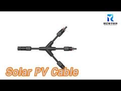 Tin Plated Solar PV Cable Connector 20A 1000V Black 4 In 1 AC / DC