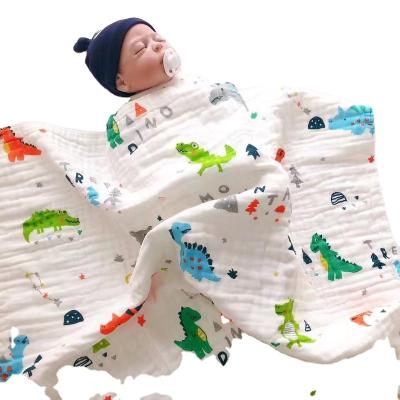 China Hot Selling Anti-static Soft And Breathable Cotton Baby Blanket Cartoon Baby Blanket Baby Bedding for sale