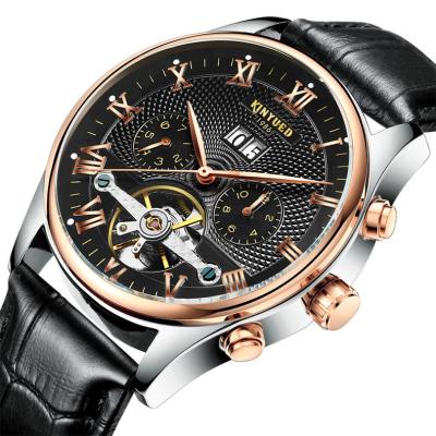 China KINYUED J012 Luxury Chronograph Men Watch Automatic Mechanical Male Week Display Calendar Wristwatch Waterproof Classic Reloj Hombre for sale