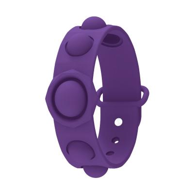 China New waterproof decompression toy bracelet autism children push the opp bracelet silicone relaxation fidgety person puzzle bracelet for sale