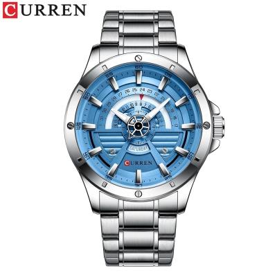 China 2022 Automatic Quartz Men Business Watch Men's Date CURREN 8381 waterproof wristwatches relogio relogio original 8381 mens watches for sale