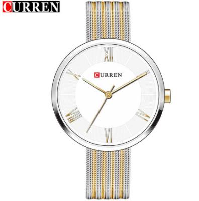 China CURREN 9020 Water Resistant Top Brand Luxury Wrist Women Watch Classic Female Clock Classic Lady Watches Dress Quartz Stainless Steel Synchronize for sale