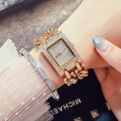 China Water Resistant GLE&VDO J19 Top Brand Casual Women Watches Luxury Crystal Ladies Quartz Clock relojes Para mujer Bracelet Watches Fashion for sale