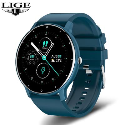 China New Fashion Wifi LIGE Smart Watch Ladies Heart Rate Blood Pressure Multifunctional Sport Waterproof Smartwatch Women Men Woman for sale