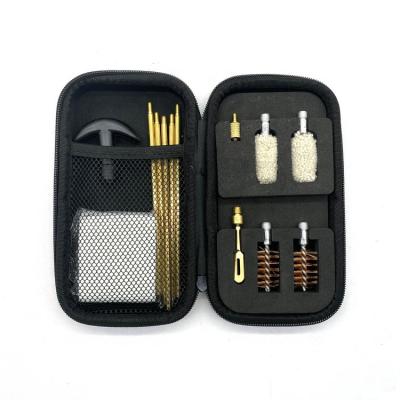 China Gun Shotgun Cleaning Kit for 12 and 20 Gauge Firearm Cleaner Kit Bronze Bristle Brush and Cotton Broom for sale