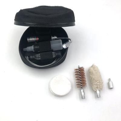 China Gun Cleaning Round Style Gun Pocket Kit Shooting Gun Cleaning Kit 12Ga for sale