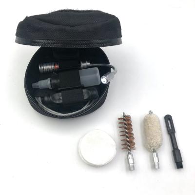 China Gun Cleaning Round Style Gun Pocket Kit Shooting Gun Cleaning Kit .20Ga for sale