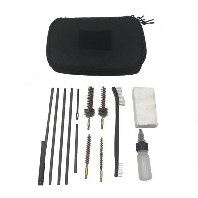 China Widely used for different types m16/m4/ar15/ak47 rifle gun cleaning kit with tactical bag for sale